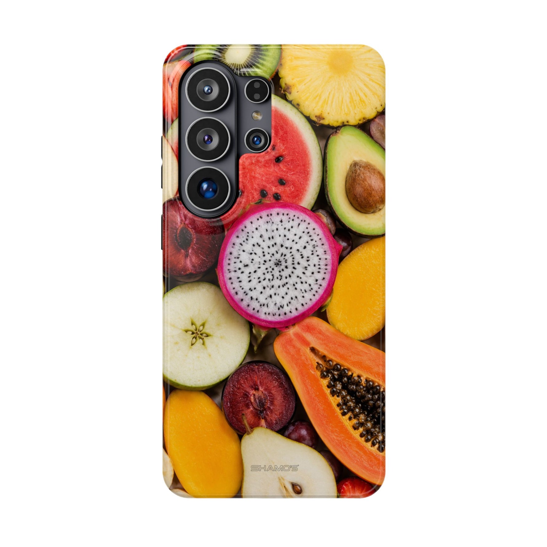 Tropical Fruit Magnetic Impact-Resistant Phone Case with MagSafe