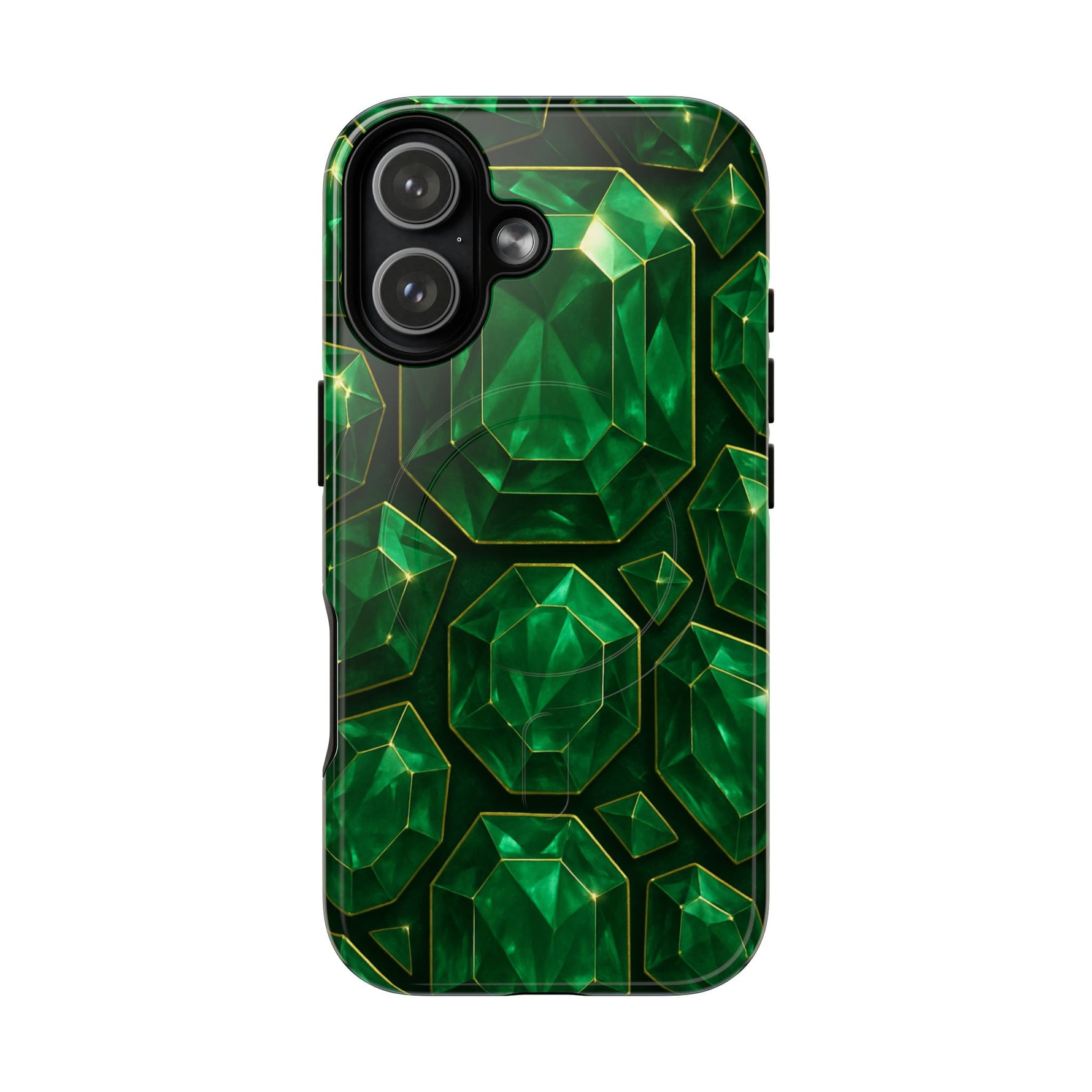 Luxury Series Emerald Gem iPhone Case with MagSafe - Shamo's