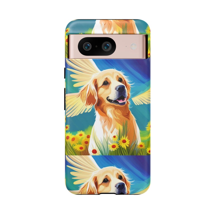 Tough Cases Golden Retriever with Wings Phone case