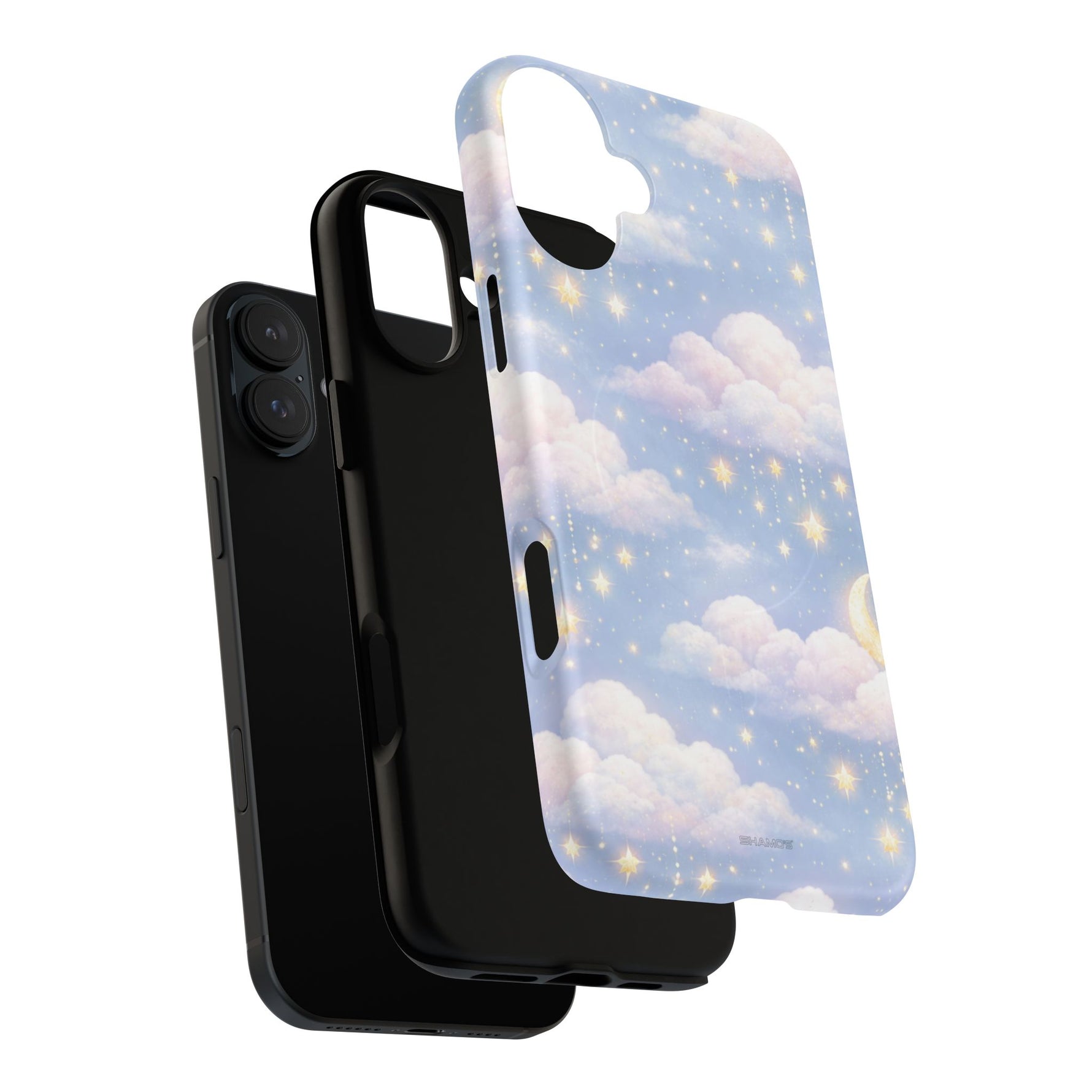 Starlit Clouds i Phone Case with MagSafe - iPhone 17 / Glossy - Shamo's
