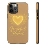 Grateful Heart iPhone Case — Warm Neon Heart - Shamo's