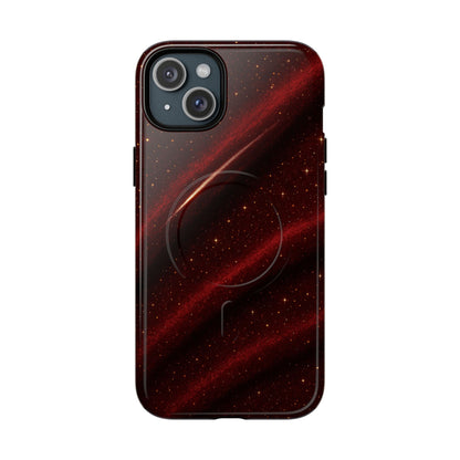 Red Nebula iPhone Case with MagSafe - Shamo's