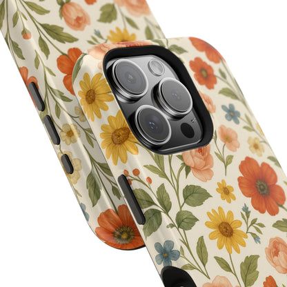 Floral Vintage Garden iPhone Case — with MagSafe  Shamo's