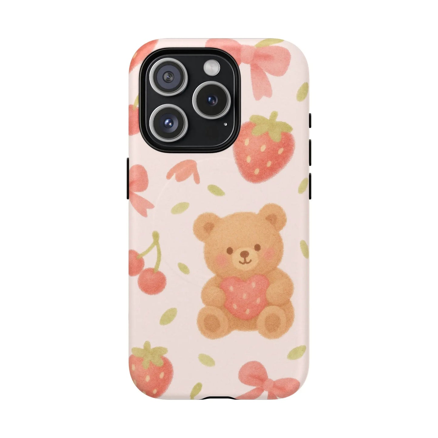 Teddy Berry Basket Friends iPhone Case with MagSafe - Shamo's