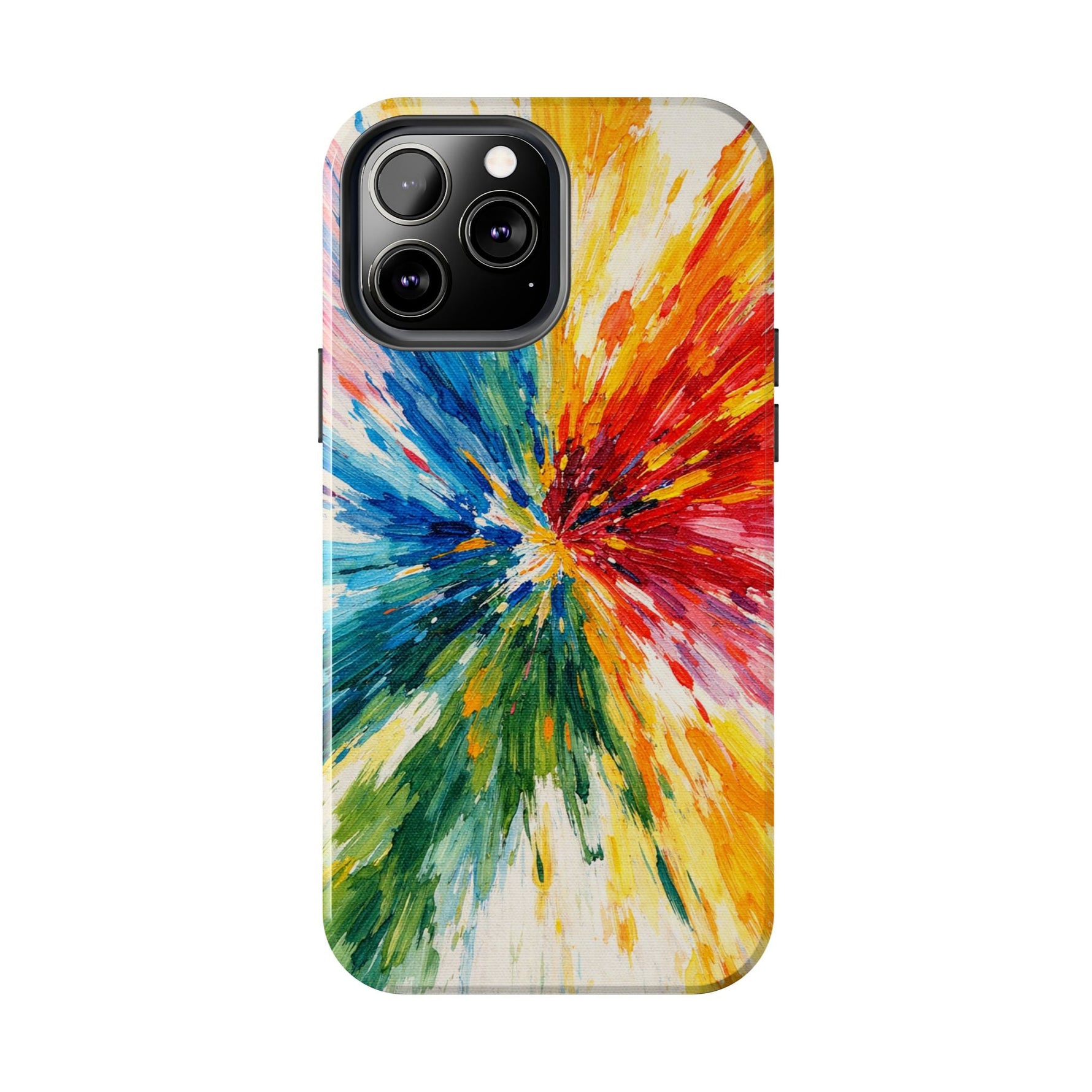 Vibrant Abstract Paint Explosion Impact Phone Case  Shamo's
