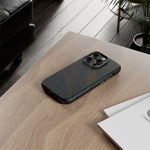 Black Marble Tough iPhone Case  Shamo's