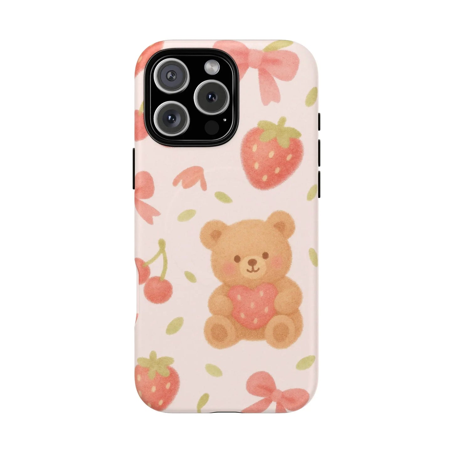 Teddy Berry Basket Friends iPhone Case with MagSafe - Shamo's
