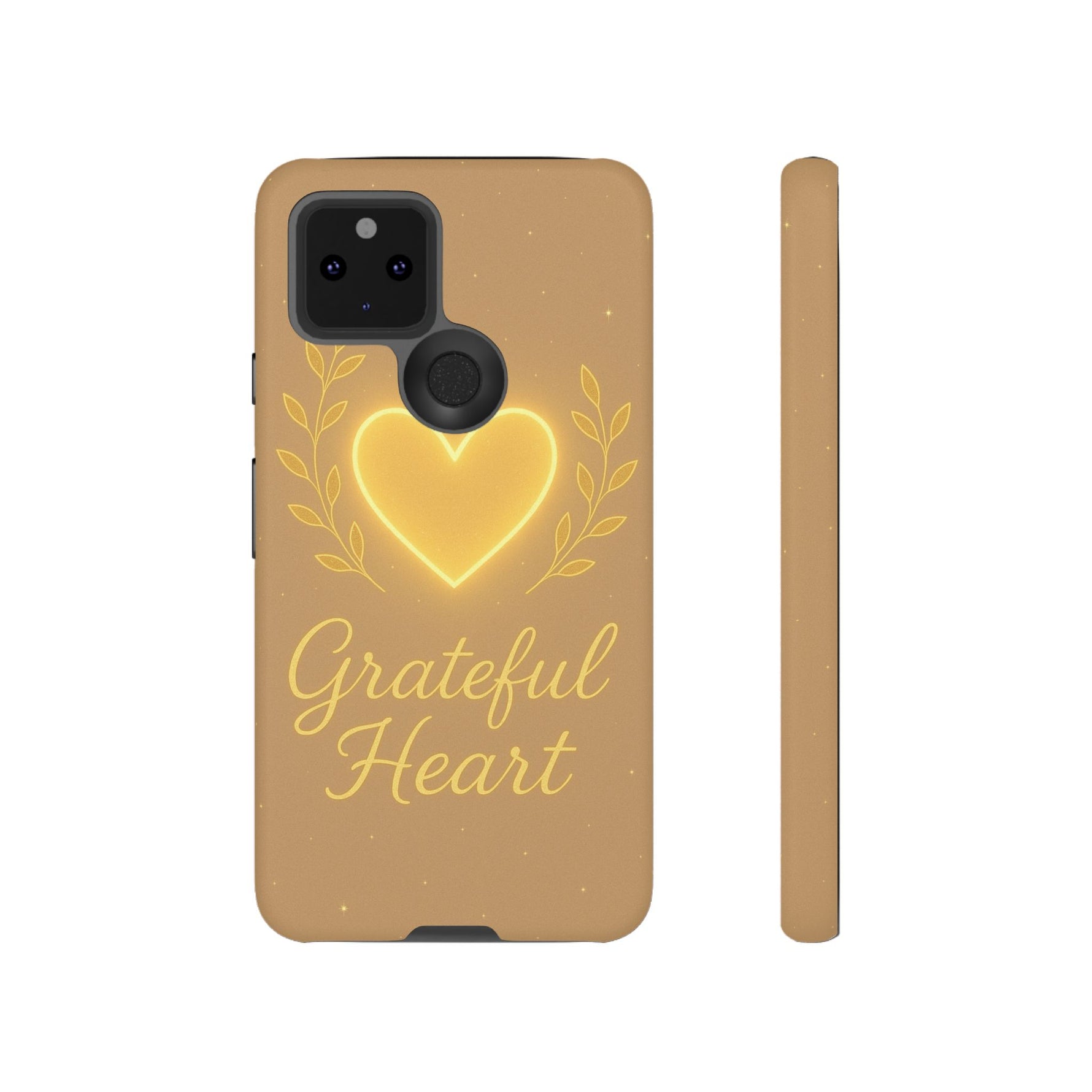 Grateful Heart iPhone Case — Warm Neon Heart - Shamo's