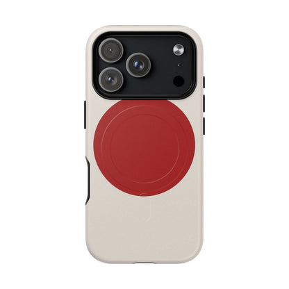 Japan Flag iPhone Case - Tough Works with MagSafe