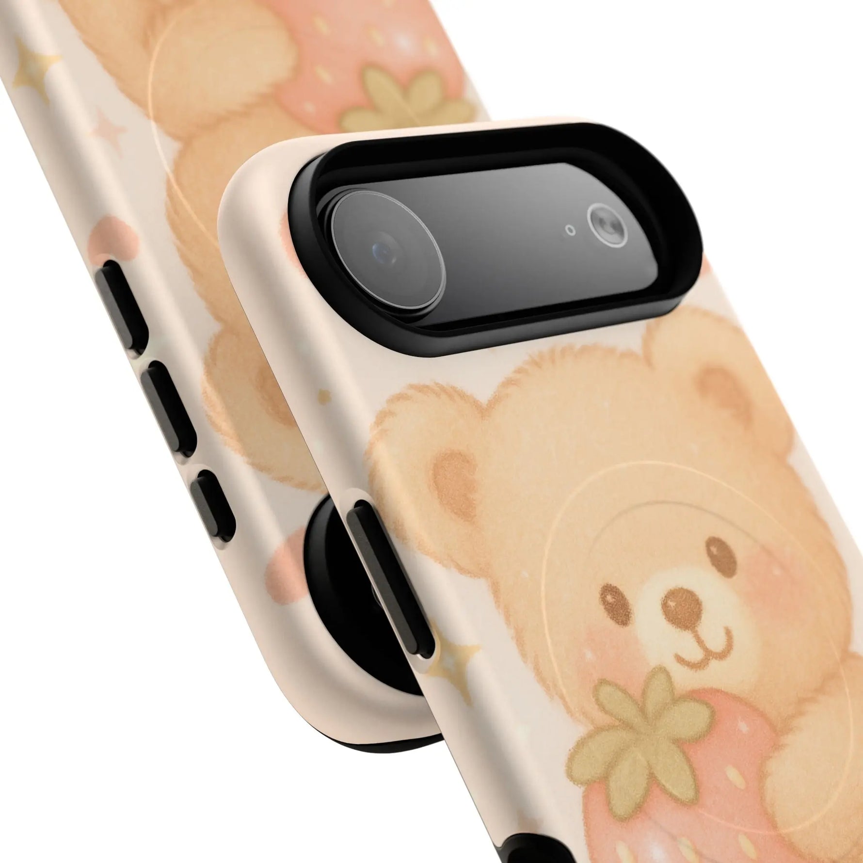 Strawberry Teddy iPhone Case with MagSafe  Shamo's