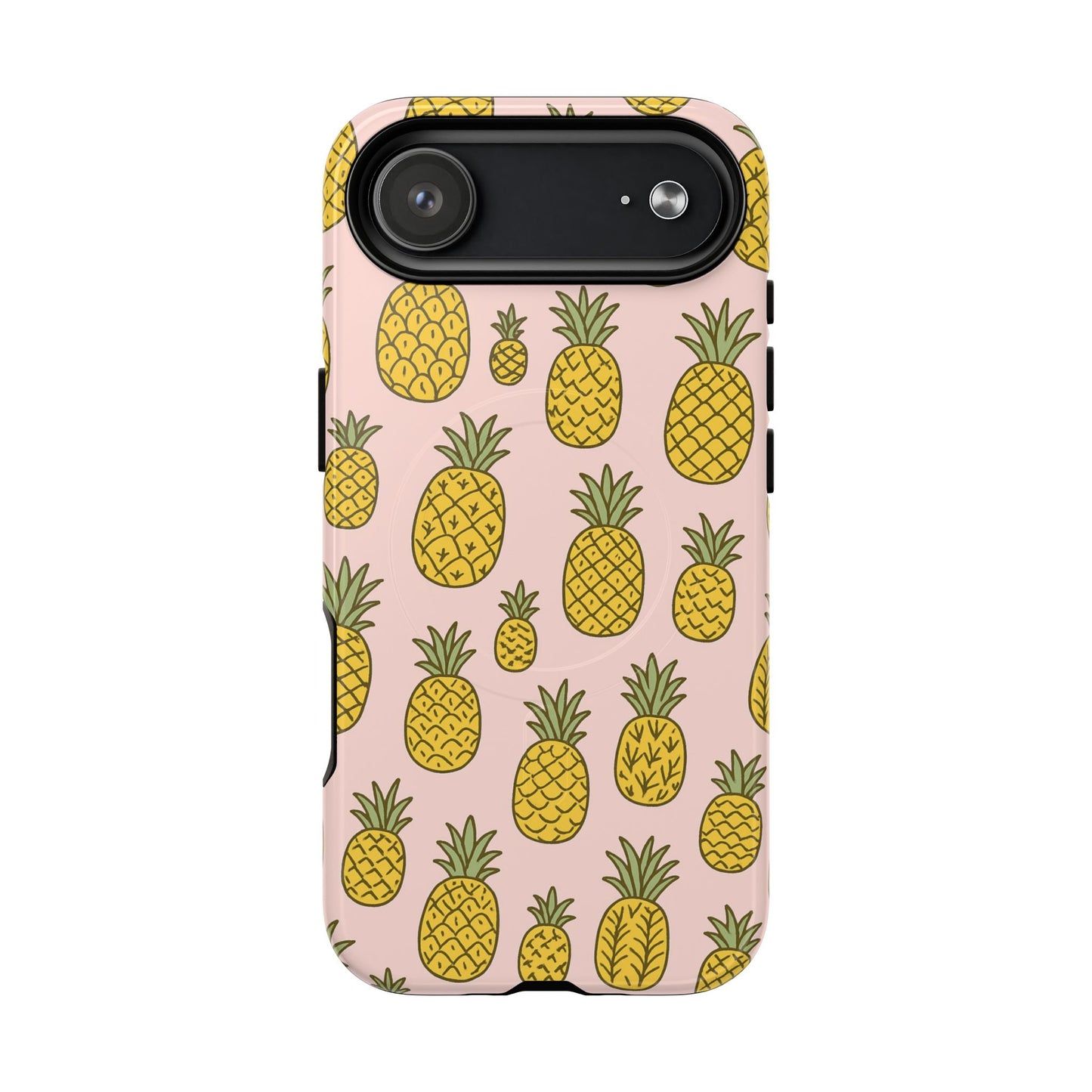 Pineapple Pattern Fruit Case for iPhone | MagSafe Compatible