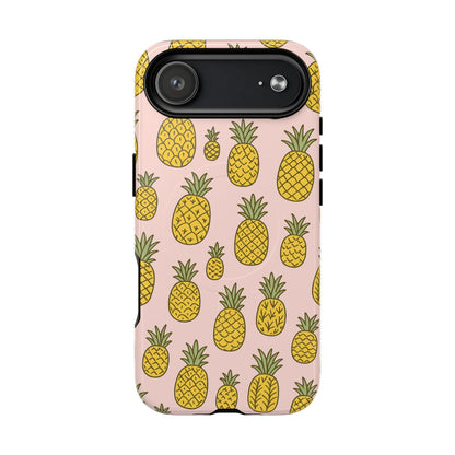 Pineapple Pattern Fruit Case for iPhone | MagSafe Compatible