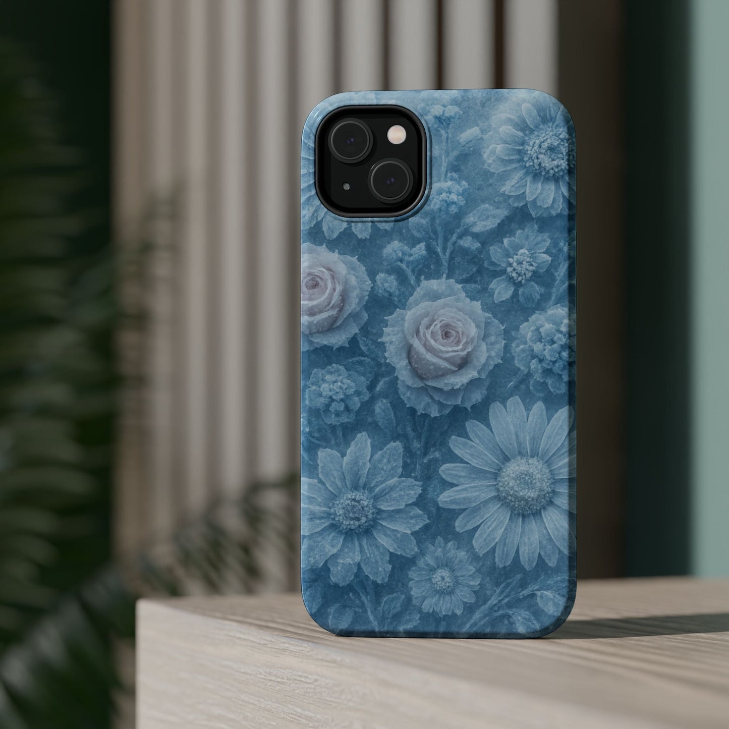 Frozen Beauty Floral Rose iPhone Case | MagSafe compatible  Shamo's