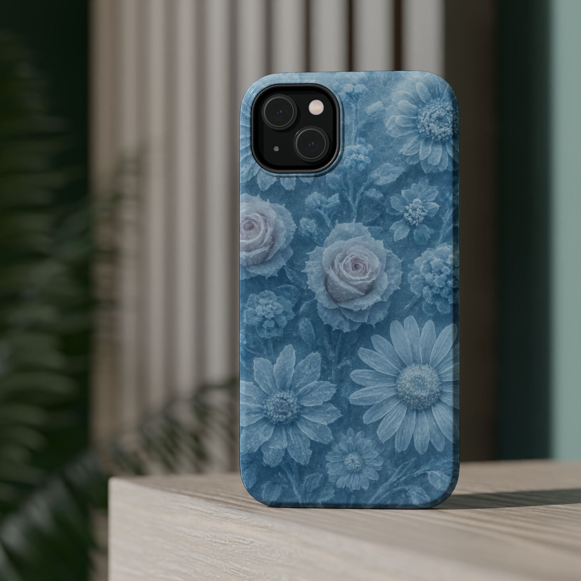 Frozen Beauty Floral Rose iPhone Case | MagSafe compatible  Shamo's