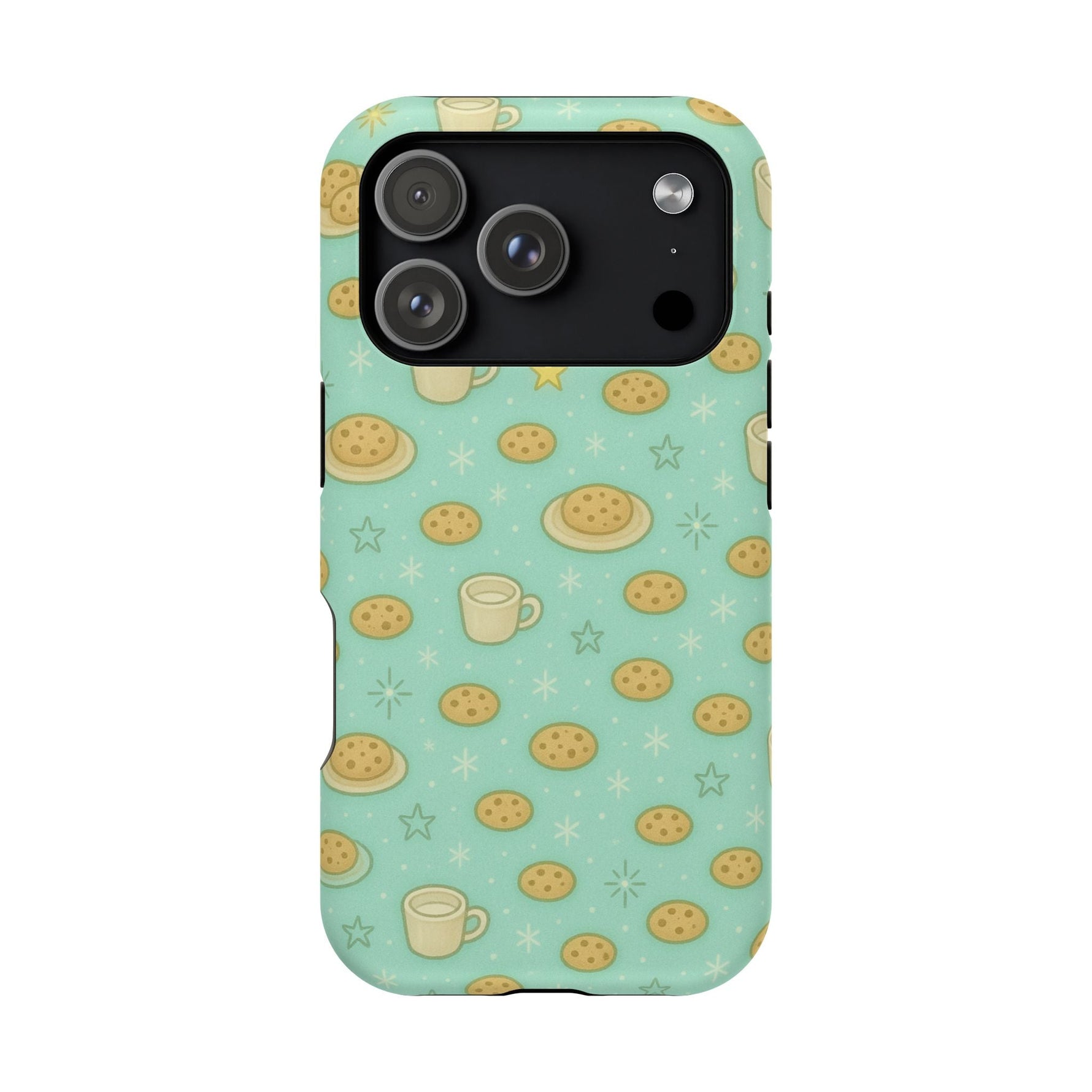 Cookie & Coffee Pattern Tough iPhone Case — Impact-Resistant  Shamo's iPhone 17 Pro / Matte / Without gift packaging