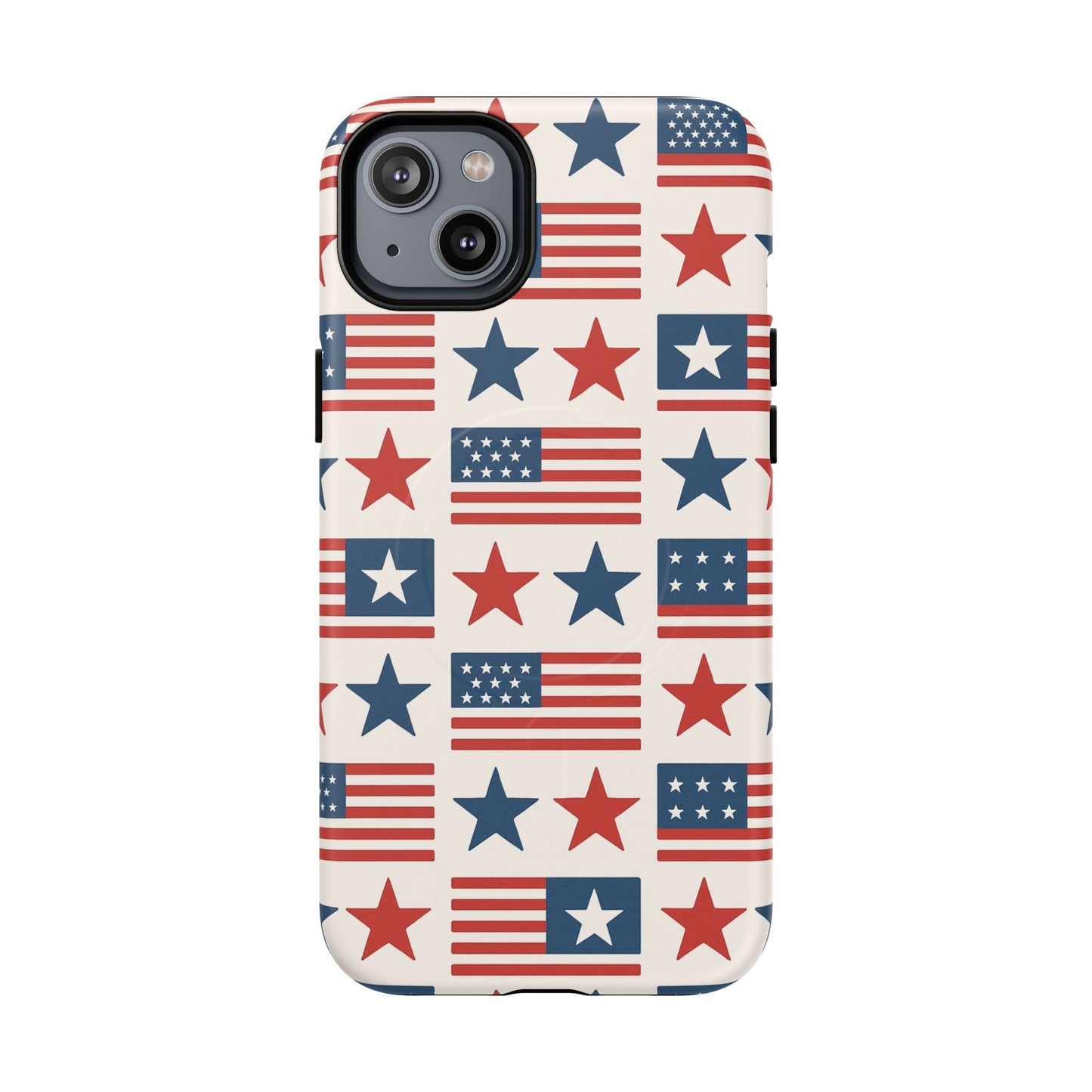 Patriotic American Flag iPhone Case | MagSafe