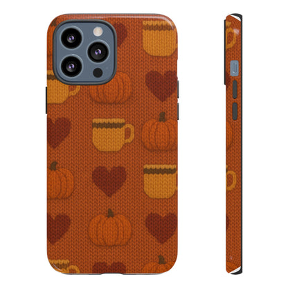 Fall Pumpkin & Coffee iPhone Case - Shamo's
