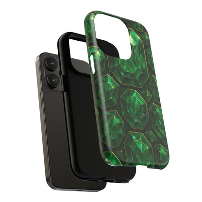 Luxury Series Emerald Gem iPhone Case with MagSafe