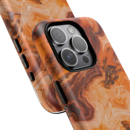 Amber Agate Marble iPhone Case — compatible with MagSafe - Shamo's