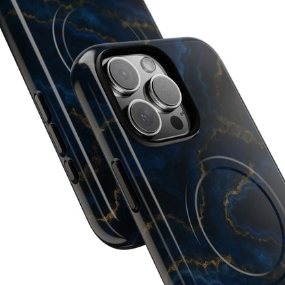 Midnight Marble iPhone Case with MagSafe