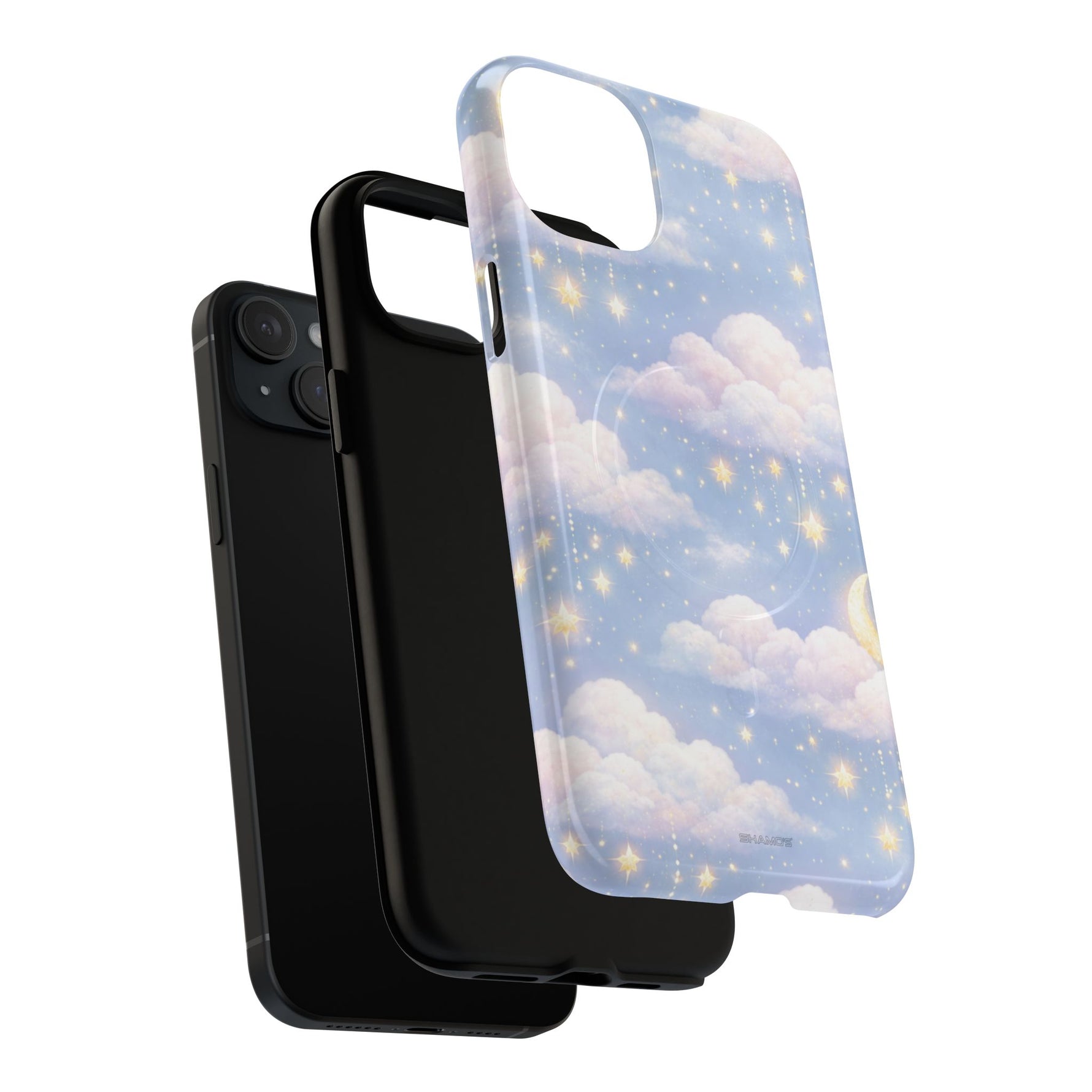 Starlit Clouds i Phone Case with MagSafe - iPhone 17 / Glossy - Shamo's