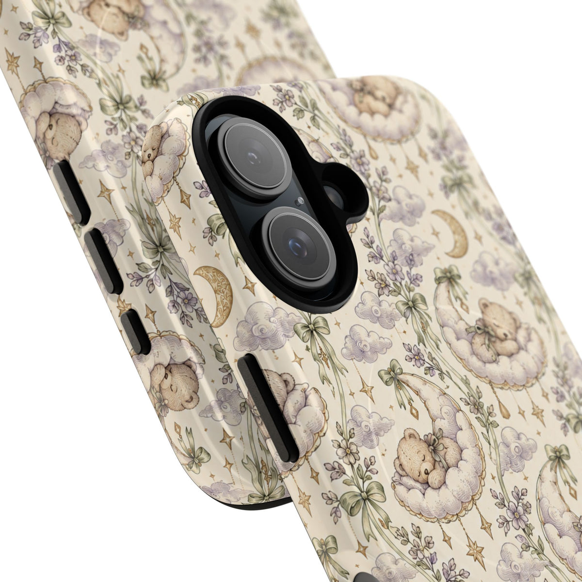 Dromerige wolkenknuffelbeer iPhone-hoesje met MagSafe