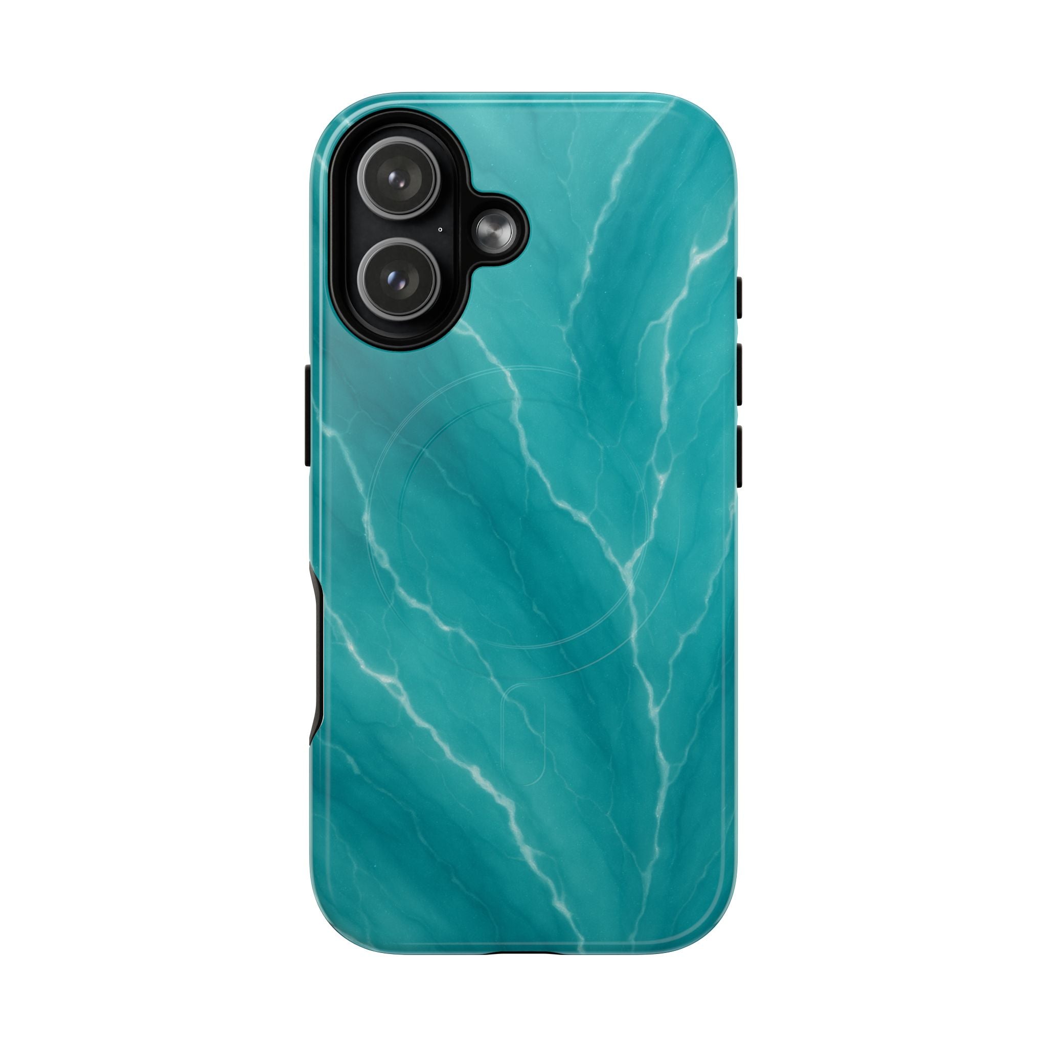 Ocean Aura Marble iPhone Case — MagSafe Compatible - Shamo's
