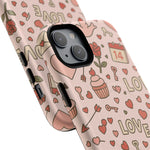 Sweet Love Pattern iPhone Case (MagSafe compatible)  Shamo's