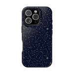 Constellation Night Magnetic Impact-Resistant Phone Case with MagSafe - iPhone 16 Pro / Glossy - Shamo's