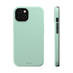 Frosted Mint MagSafe Compatible Impact-Resistant iPhone Case