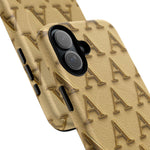 Gold Monogram 'A' iPhone Case with MagSafe  Shamo's