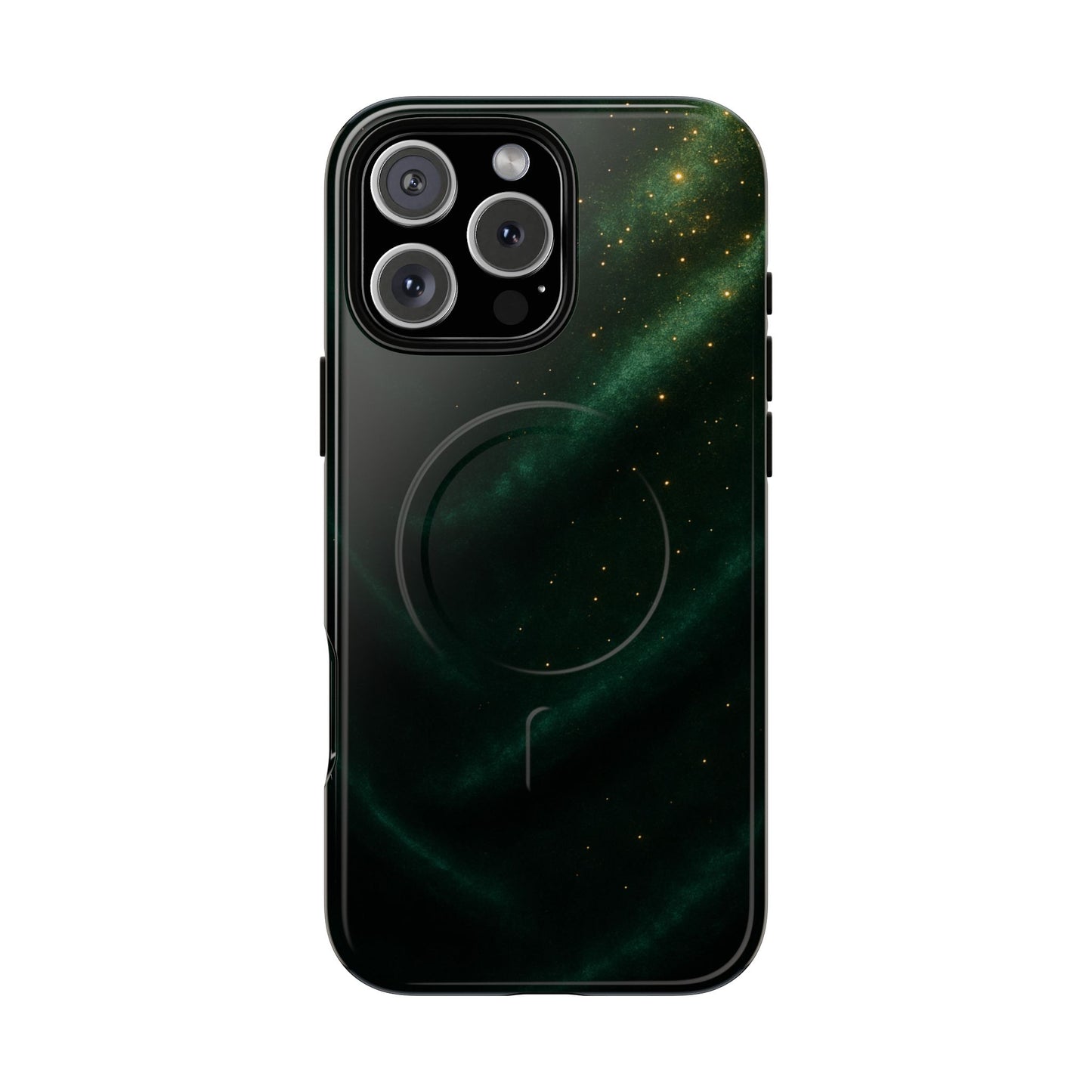 Luxury Series Emerald Galaxy iPhone Case with MagSafe - Shamo's