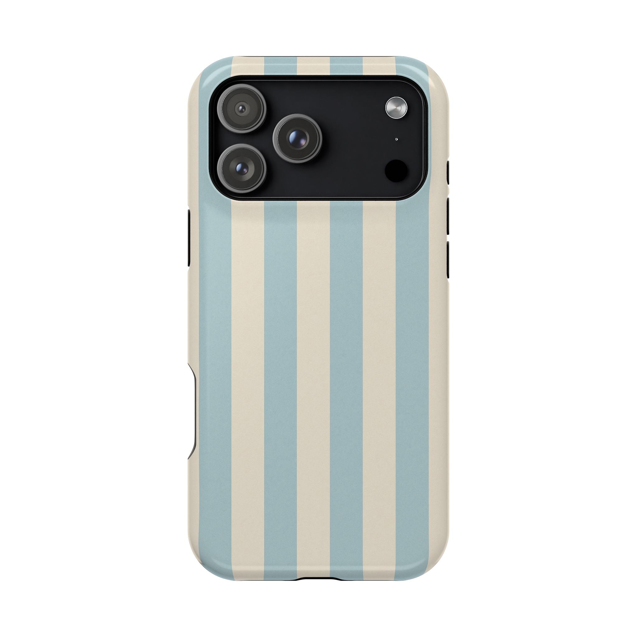 Blue Strips Pattern iPhone Case Compatible with MagSafe - Shamo's