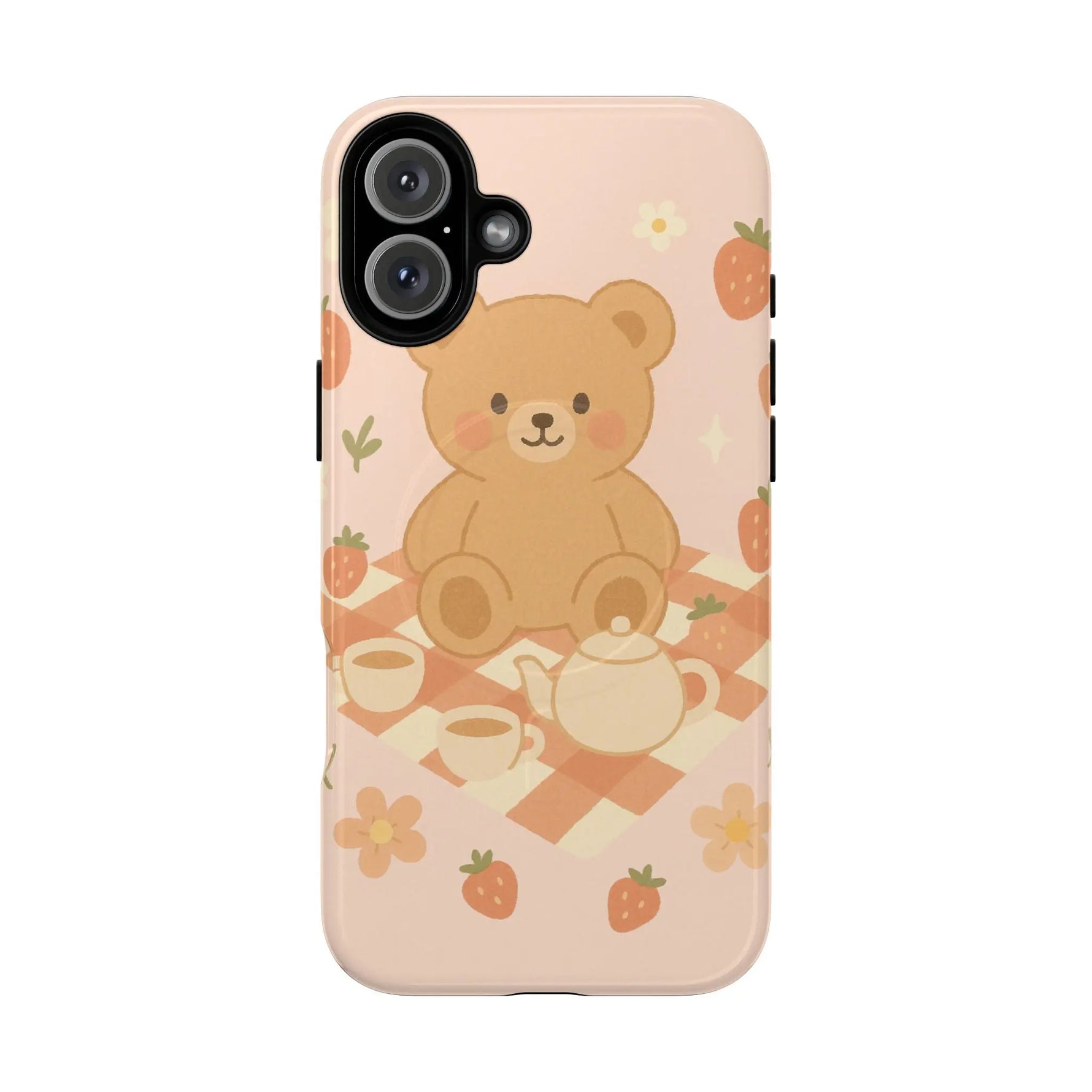 Blossom Bear Picnic iPhone Case with MagSafe - Shamo's