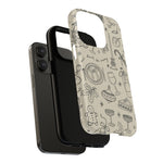 Festive Doodle iPhone Case (’drink, be merry’ Holiday Design) | compatible with MagSafe  Shamo's