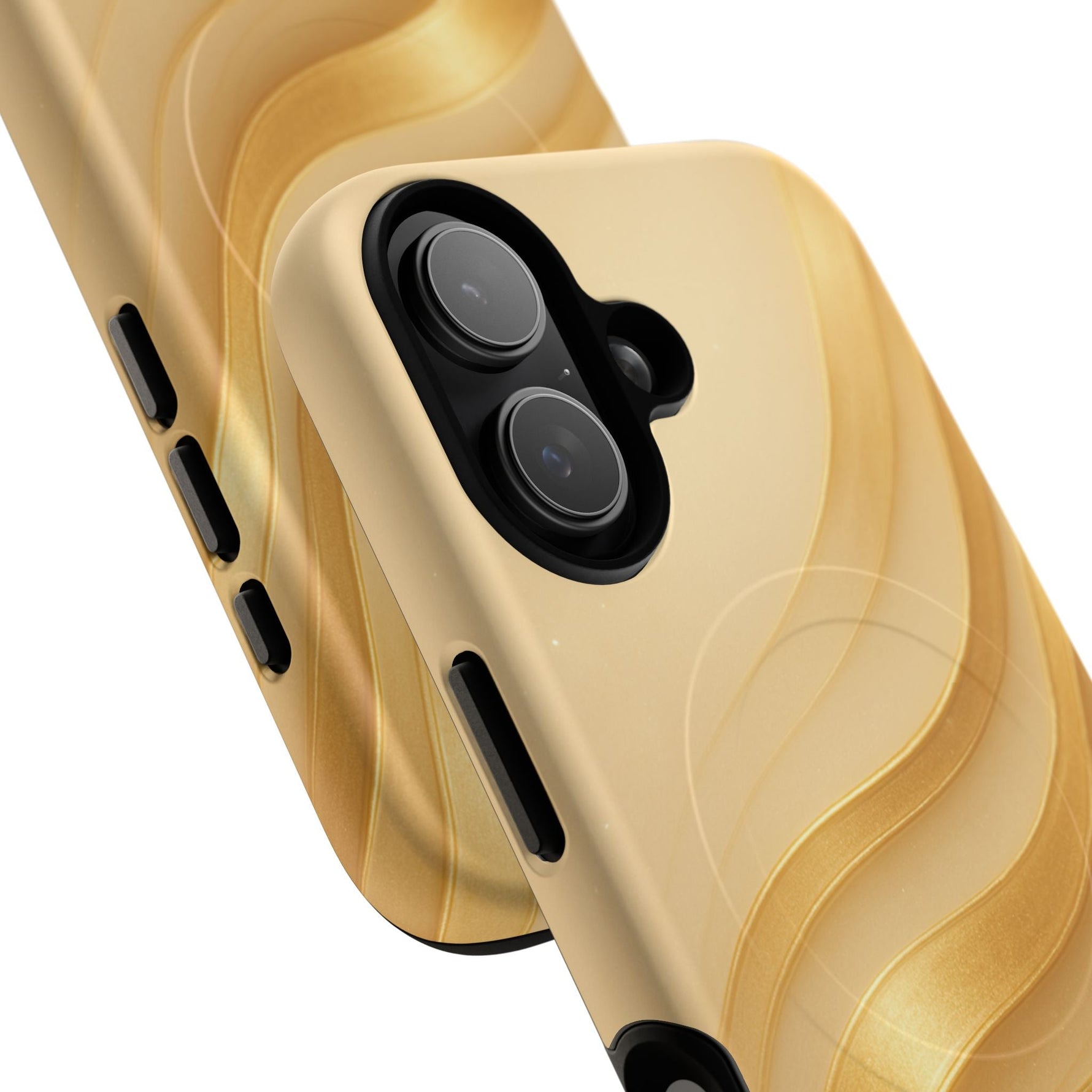 Luxury Series Golden Aura iPhone Case compatible with MagSafe  Shamo's