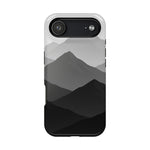 Monochrome Mountain Design iPhone Case | MagSafe  Shamo's iPhone 17 Air / Glossy