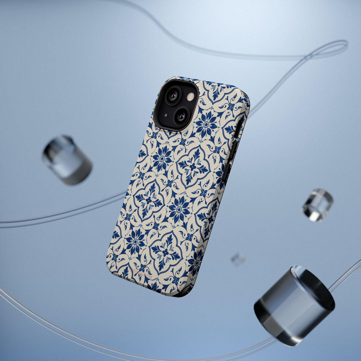 Lisbon Tile – Blue Ornamental MagSafe Phone Case