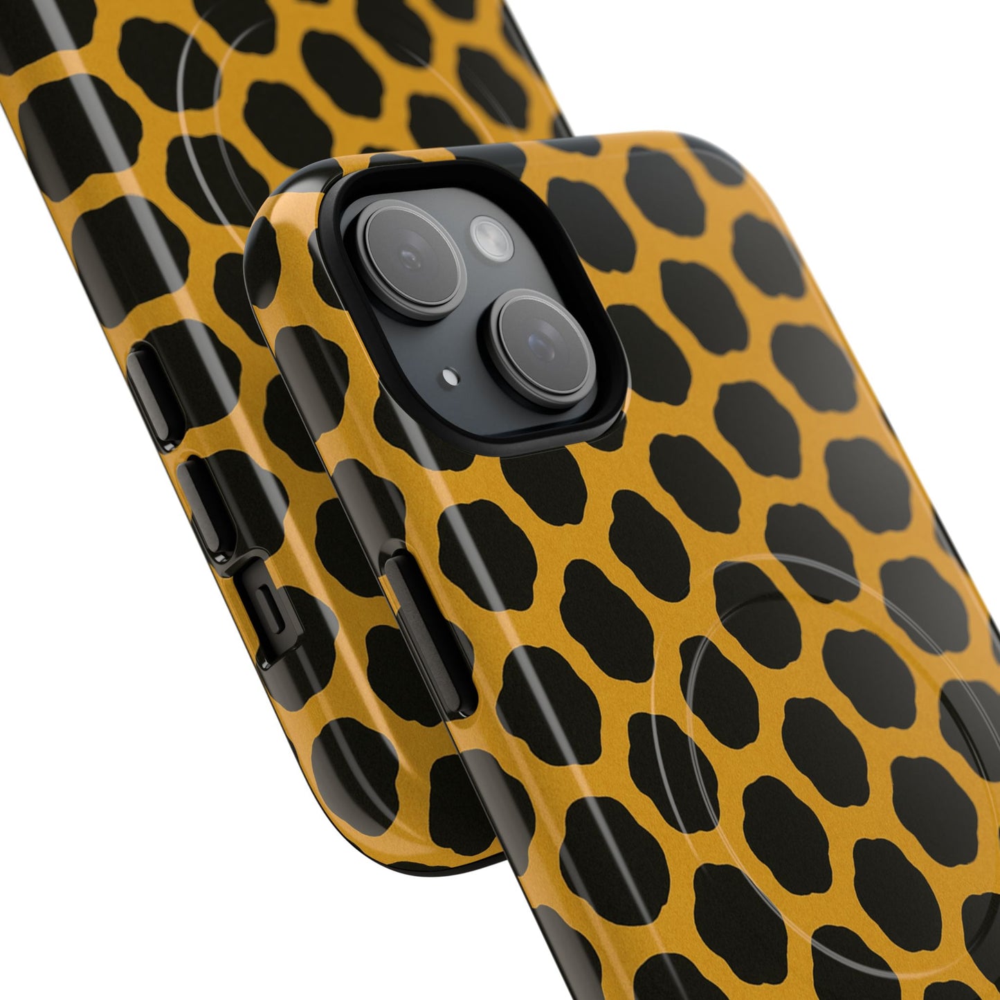 Stylish Leopard Pattern Magnetic iPhone Case | Compatible with MagSafe