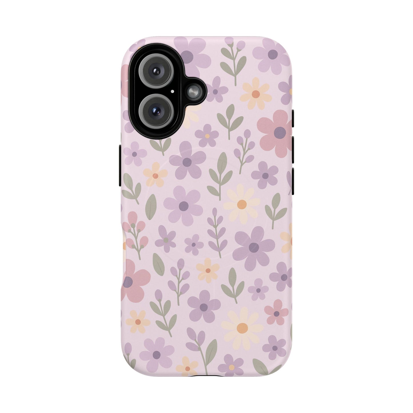 Floral Magnetic | Compatible with MagSafe Phone Case - Stylish and Durable Protection