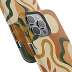 Abstract Earth-Tone Impact iPhone Case — MagSafe  Shamo's