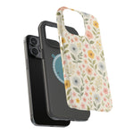 Floral Garden Impact iPhone Case with MagSafe compatibility  Shamo's