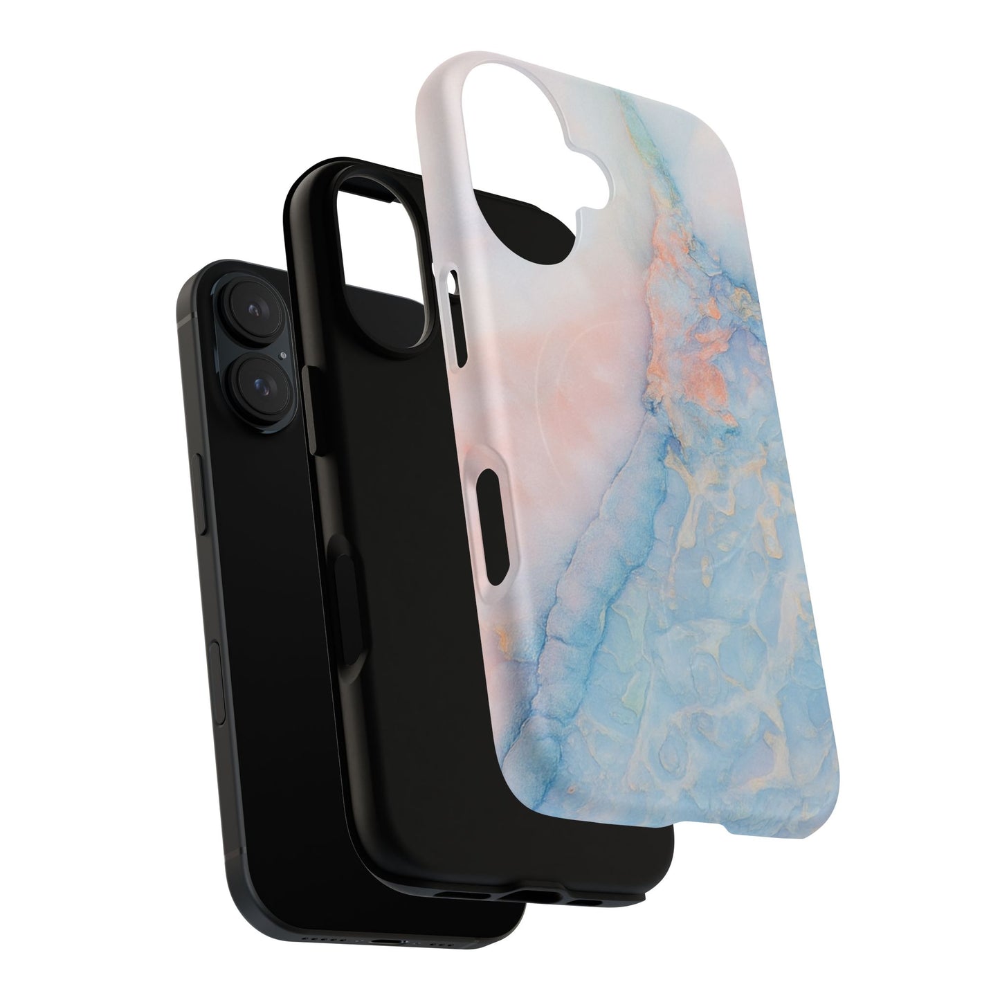 Marble Pastel iPhone Case (MagSafe compatible)