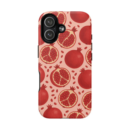 Pomegranate Fruit Tough iPhone Case | MagSafe Compatible