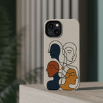 "Connected Lines" Minimalist iPhone Case — MagSafe, Magnetic Impact-Resistant  Shamo's