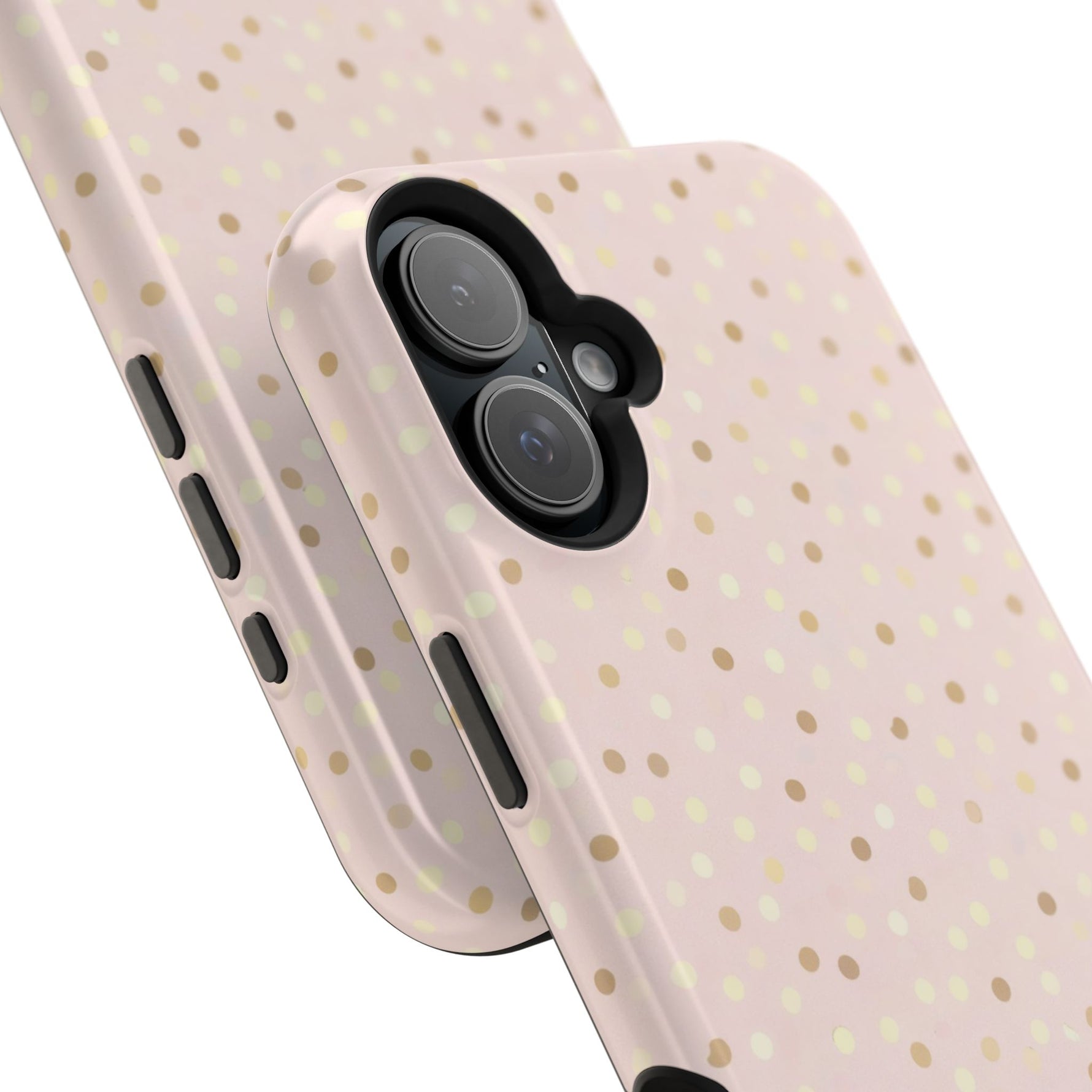 Sparkle Polka Dot Magnetic MagSafe Compatible Impact Phone Case