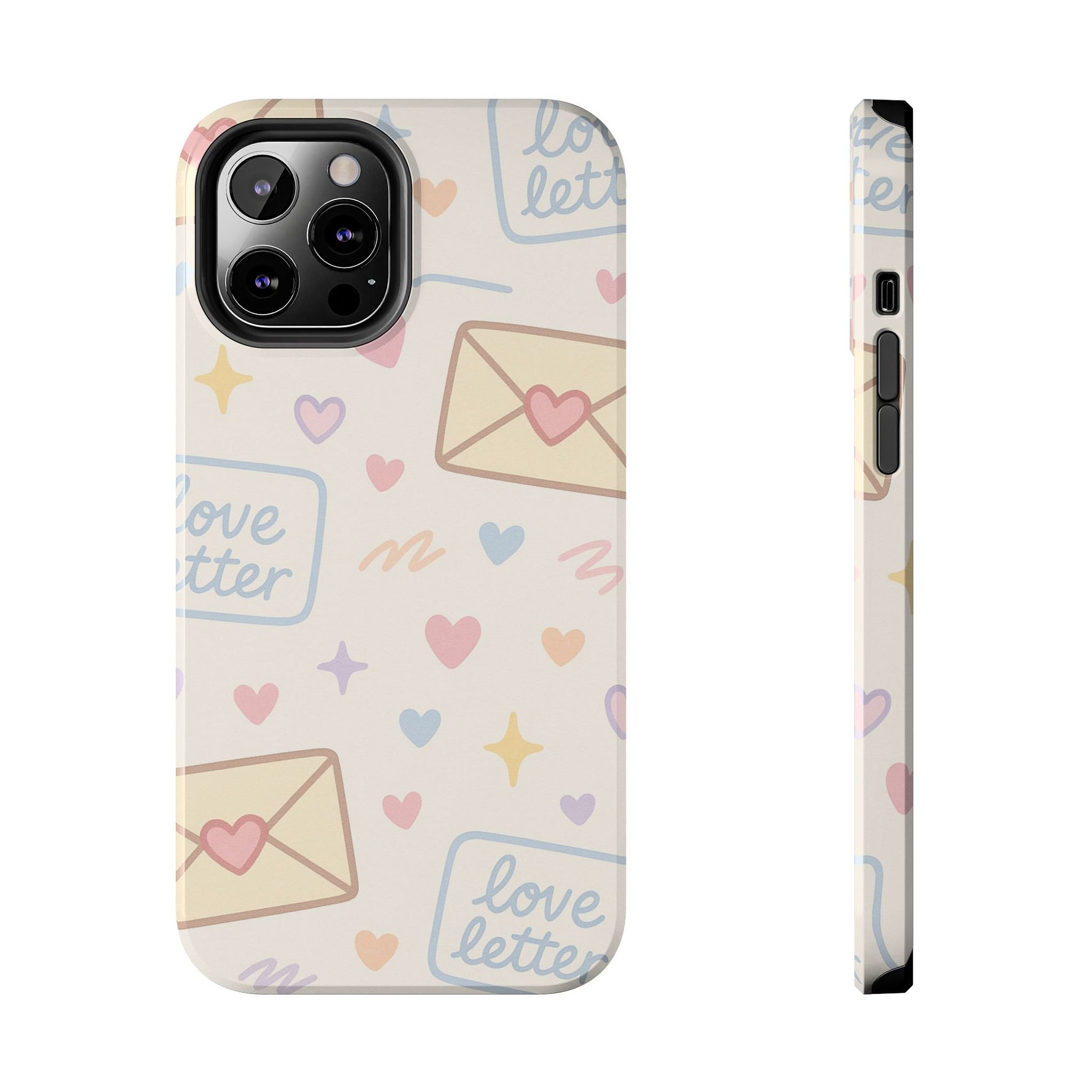 Pastel Love Letter Hearts Impact Phone Case  Shamo's iPhone 12 Pro Max