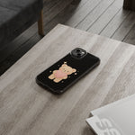 Romantic Teddy Bear Impact-Resistant iPhone Case with Heart Design  Shamo's