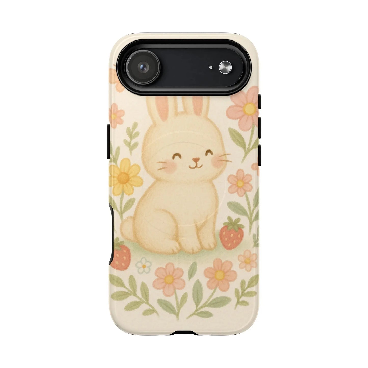 Fluffy Bunny Garden iPhone Case with MagSafe - Shamo's