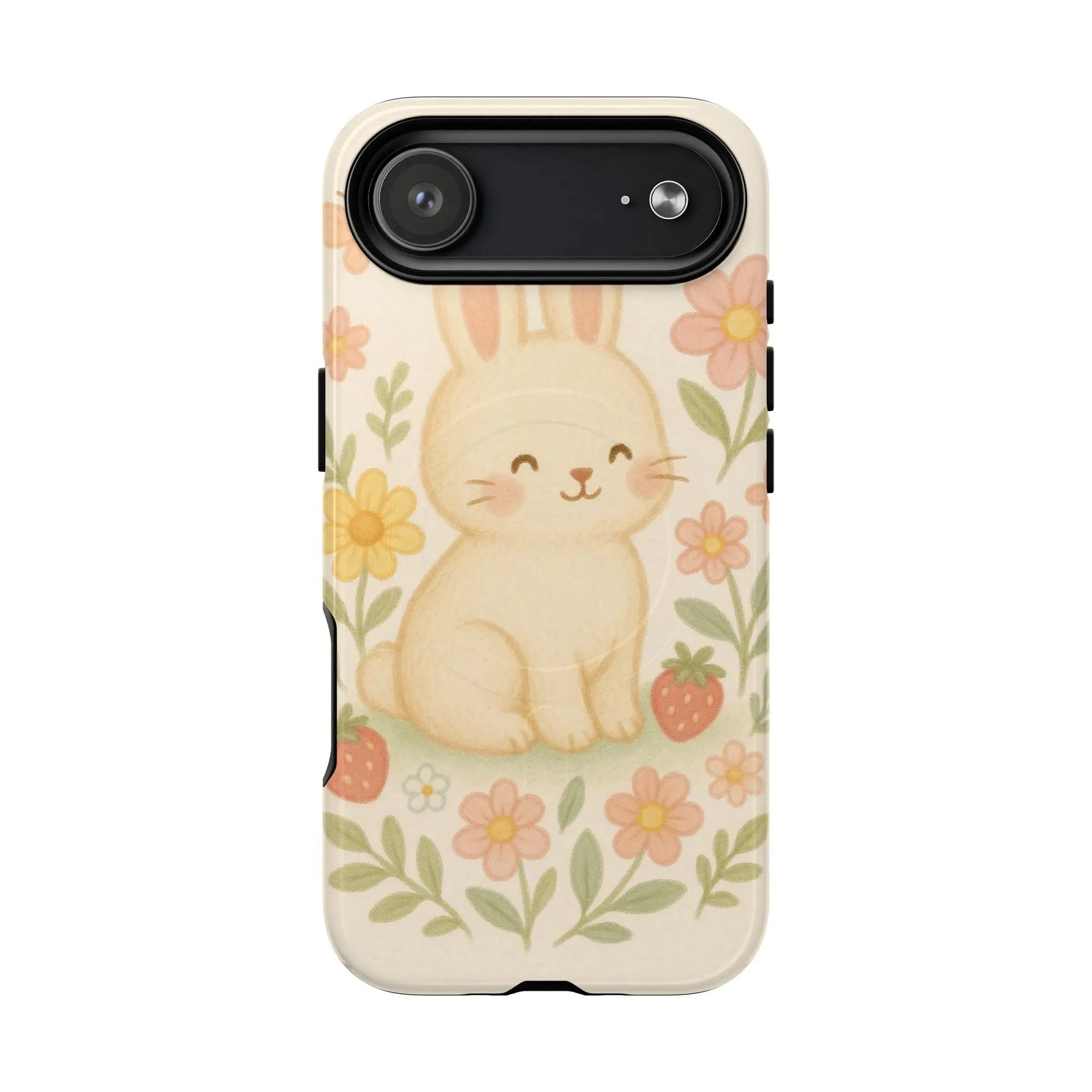 Fluffy Bunny Garden iPhone Case with MagSafe - Shamo's